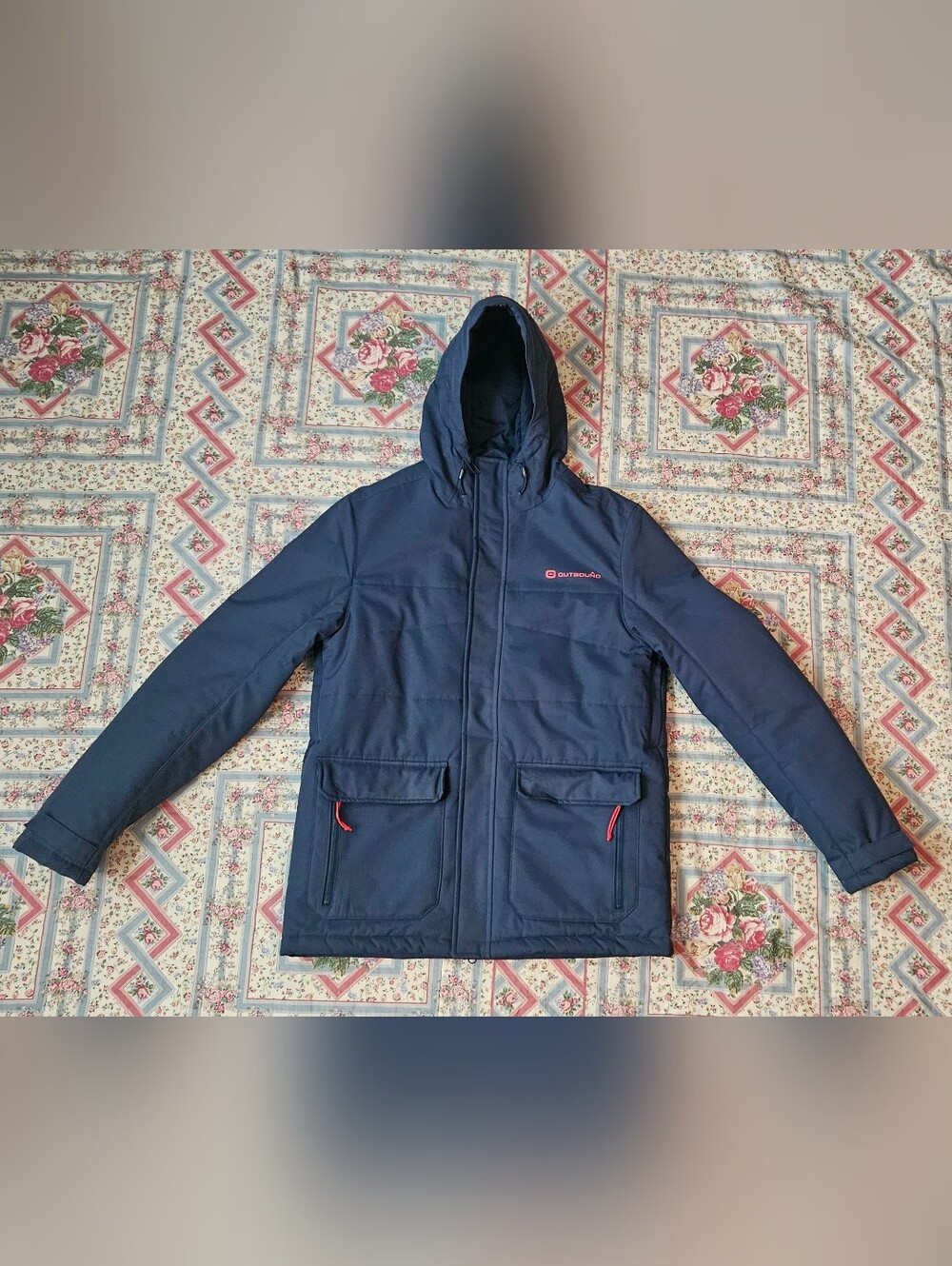 Outbound Navy Hooded Ski & Snow Jacket